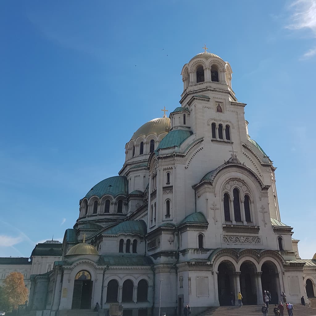 Catedral de são alexander nevsky em sofia