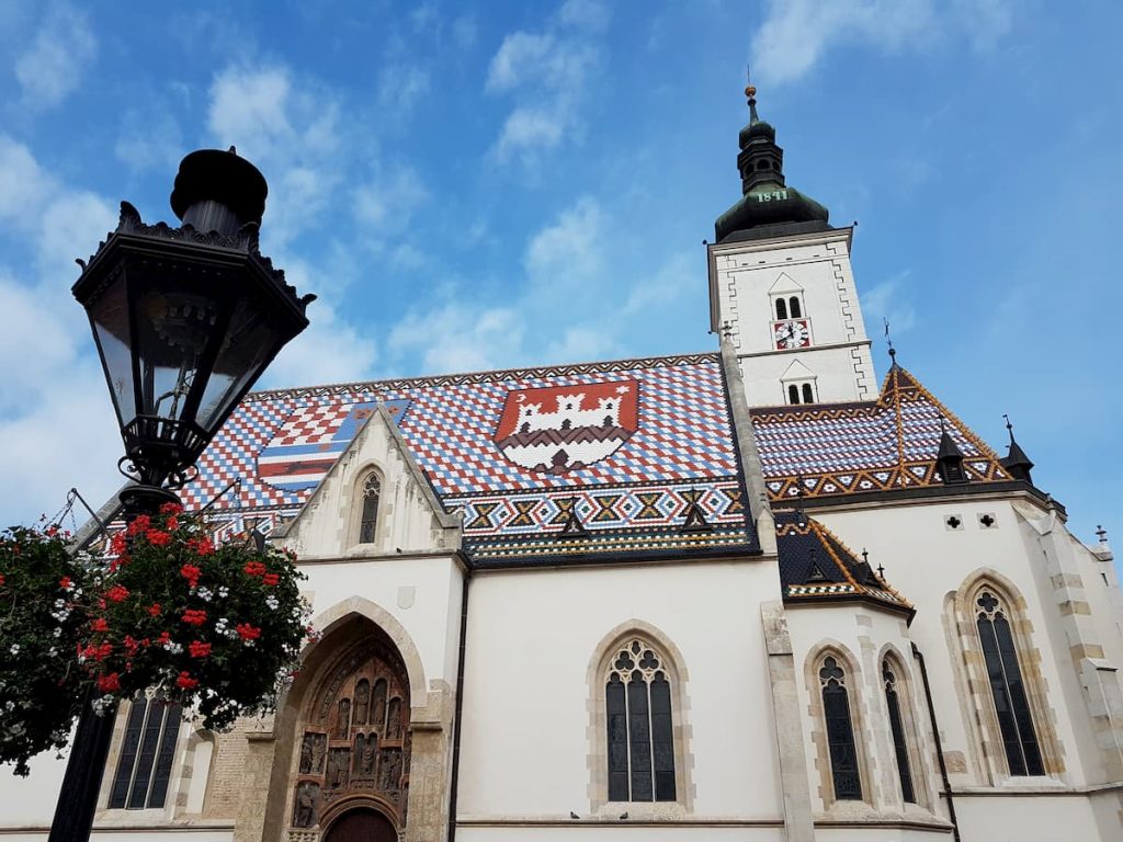 Igreja de são marcos em zagreb | cidades da croácia