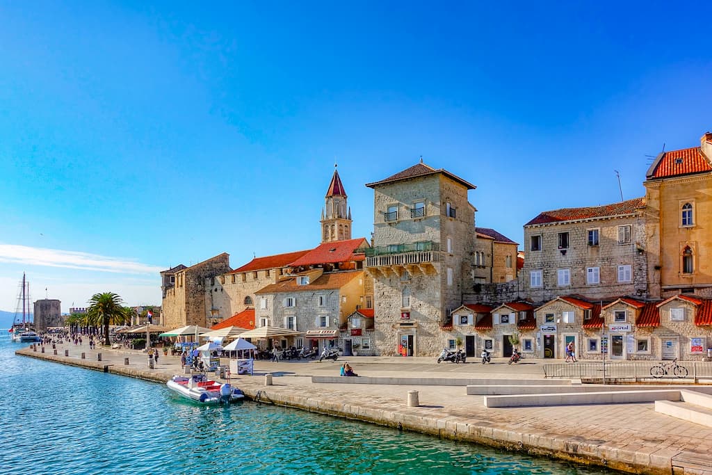 Vista da cidade de trogir  | cidades turísticas da croácia
